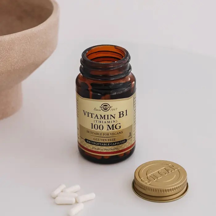 Solgar Vitamin B1 (Thiamine) 100 mg 100 Capsules