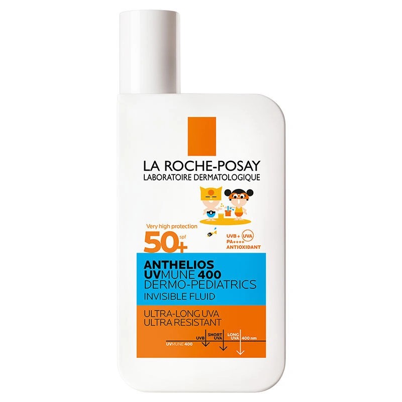 La Roche-Posay Anthelios Dermo Pediatric Invisible Fluid SPF50+ Sunscreen for Very Sensitive Skin and Children 50 ml