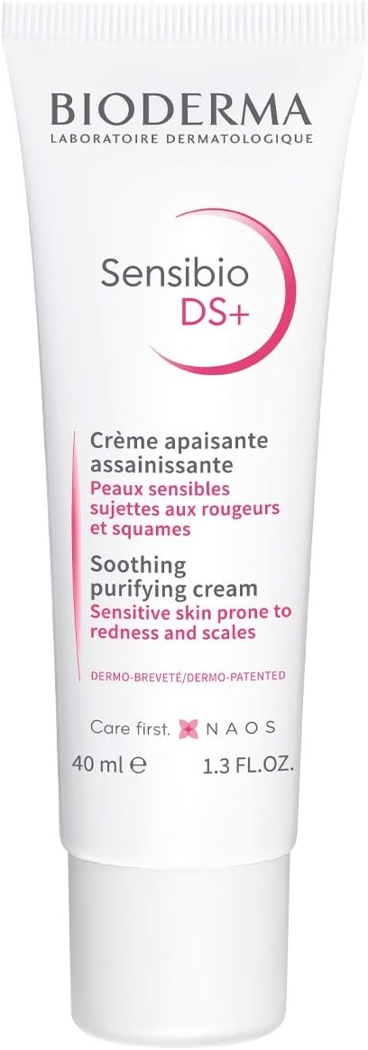 Bioderma Sensibio DS+ Soothing Purifying Cream for Seborrheic Dermatitis Sensitive Skin, 40ml