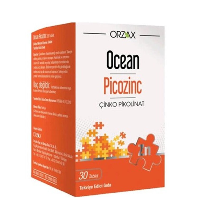 Orzax Ocean Picozinc Dietary Supplement – 30 Tablets