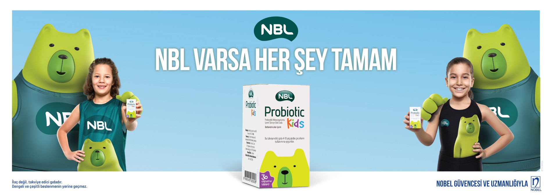 NBL Probiotic Kids 30 Tablets