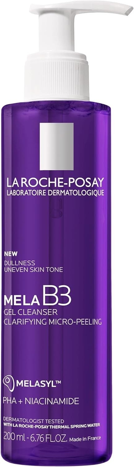 La Roche-Posay Mela B3 Gel Cleanser | Formulated With Melasyl + Niacinamide + PHA | Anti Aging Face Wash For Discoloration, Dark Spots & Post Acne Marks