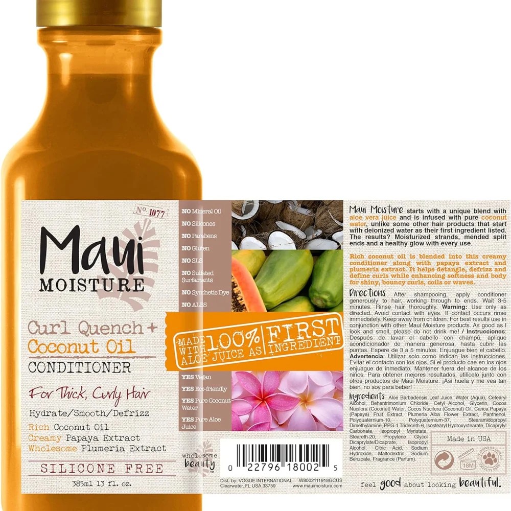 Maui Coconut Oil Conditioner 385 ml