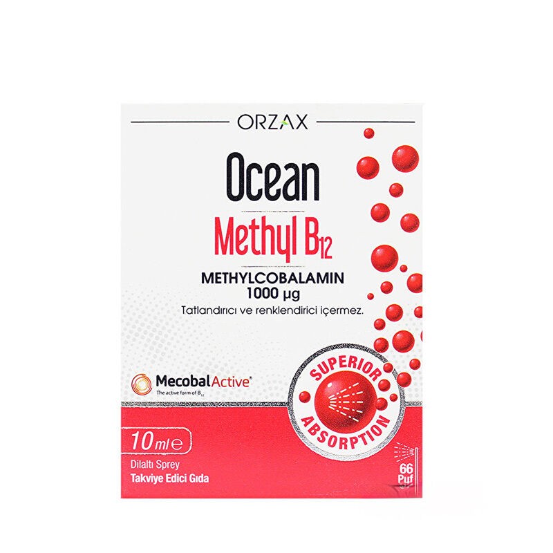 Orzax Ocean Methyl B12 10 ml – Dietary Supplement