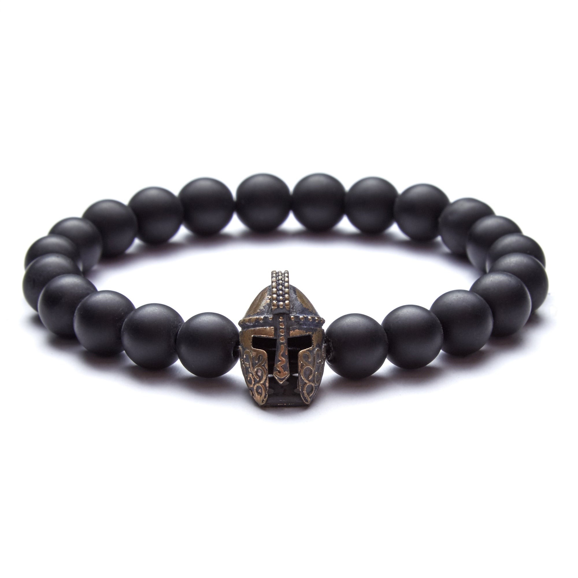 Gladiator Head Beaded Bracelet