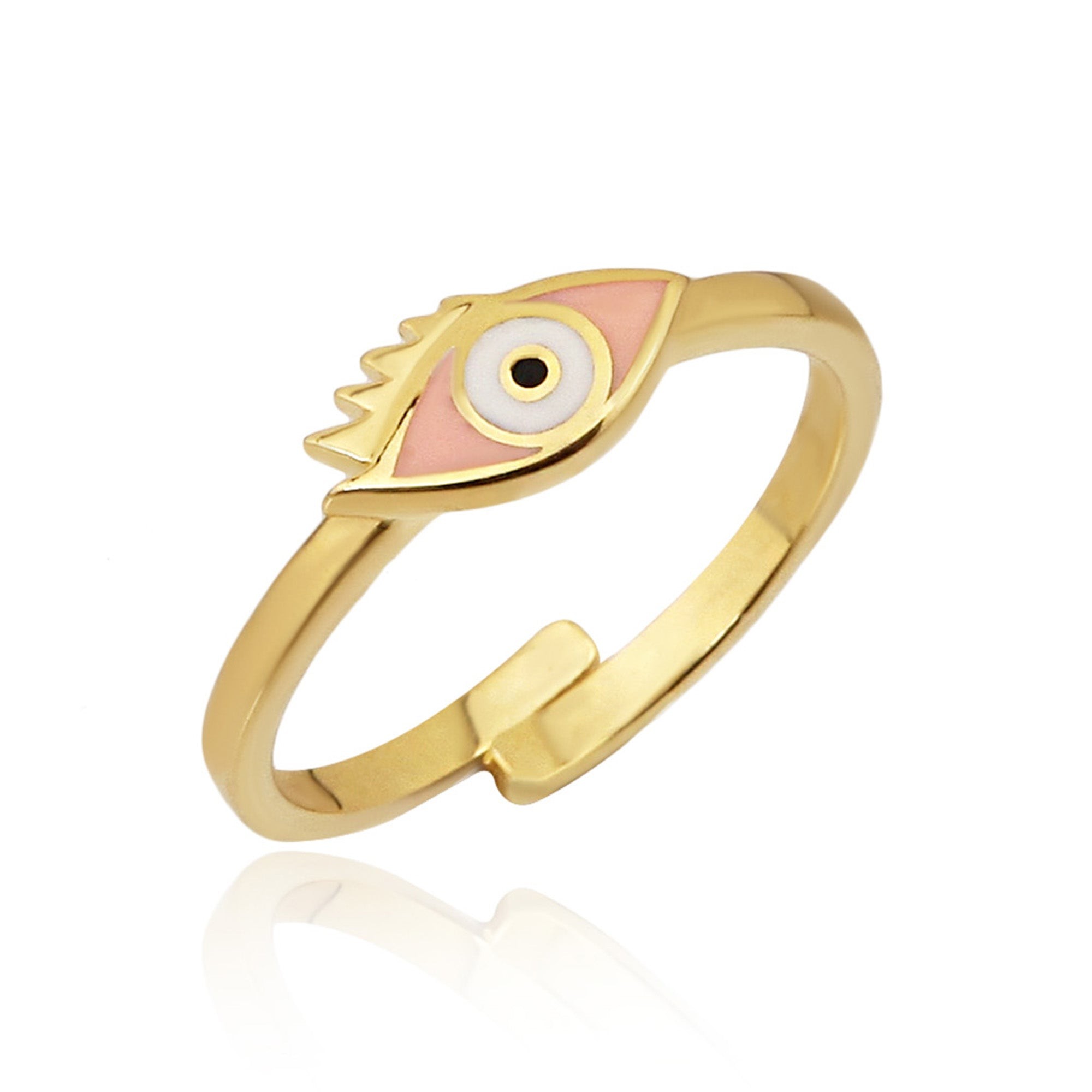 Enamel Eye Ring