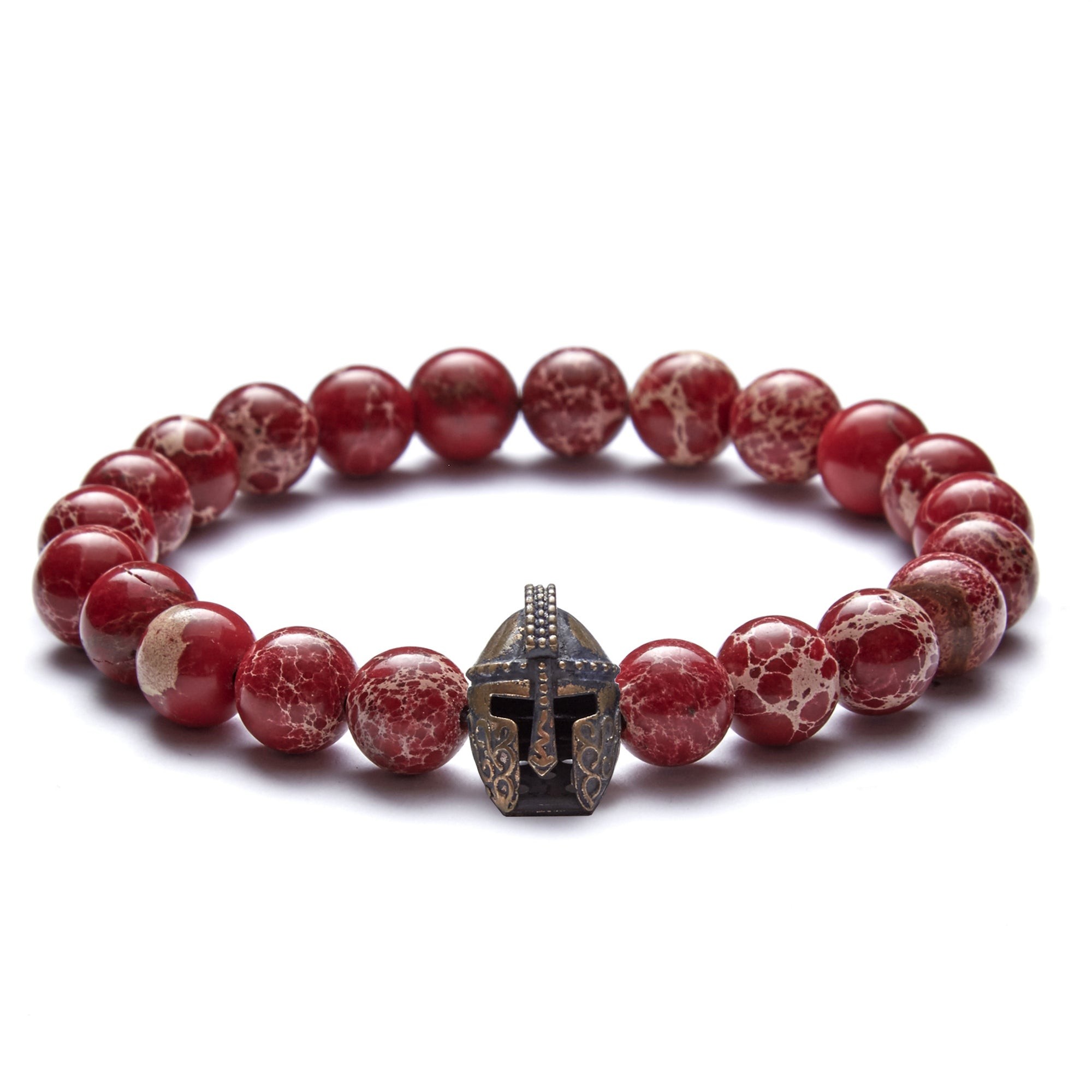 Gladiator Head Beaded Bracelet