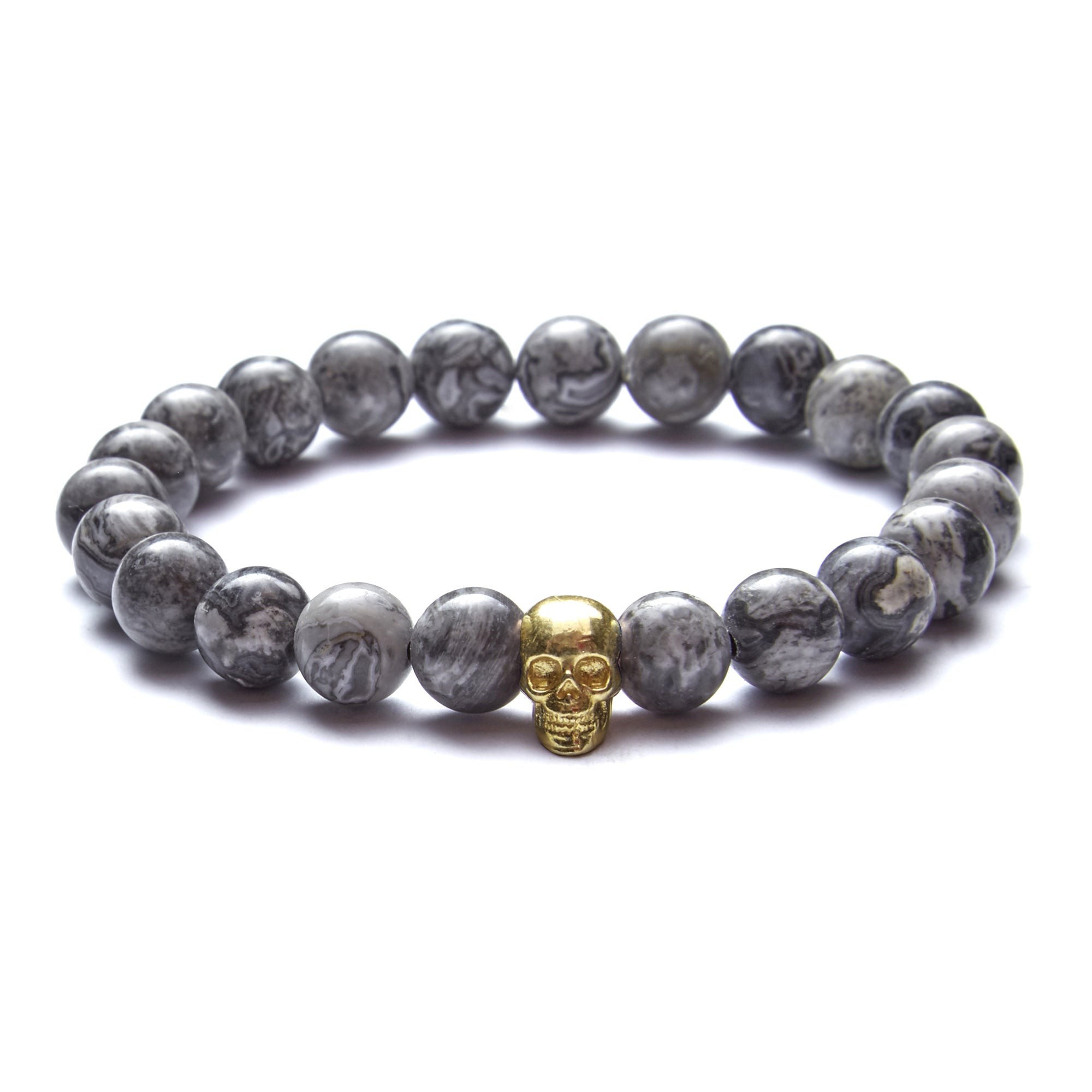 Skull Beaded Bracelet