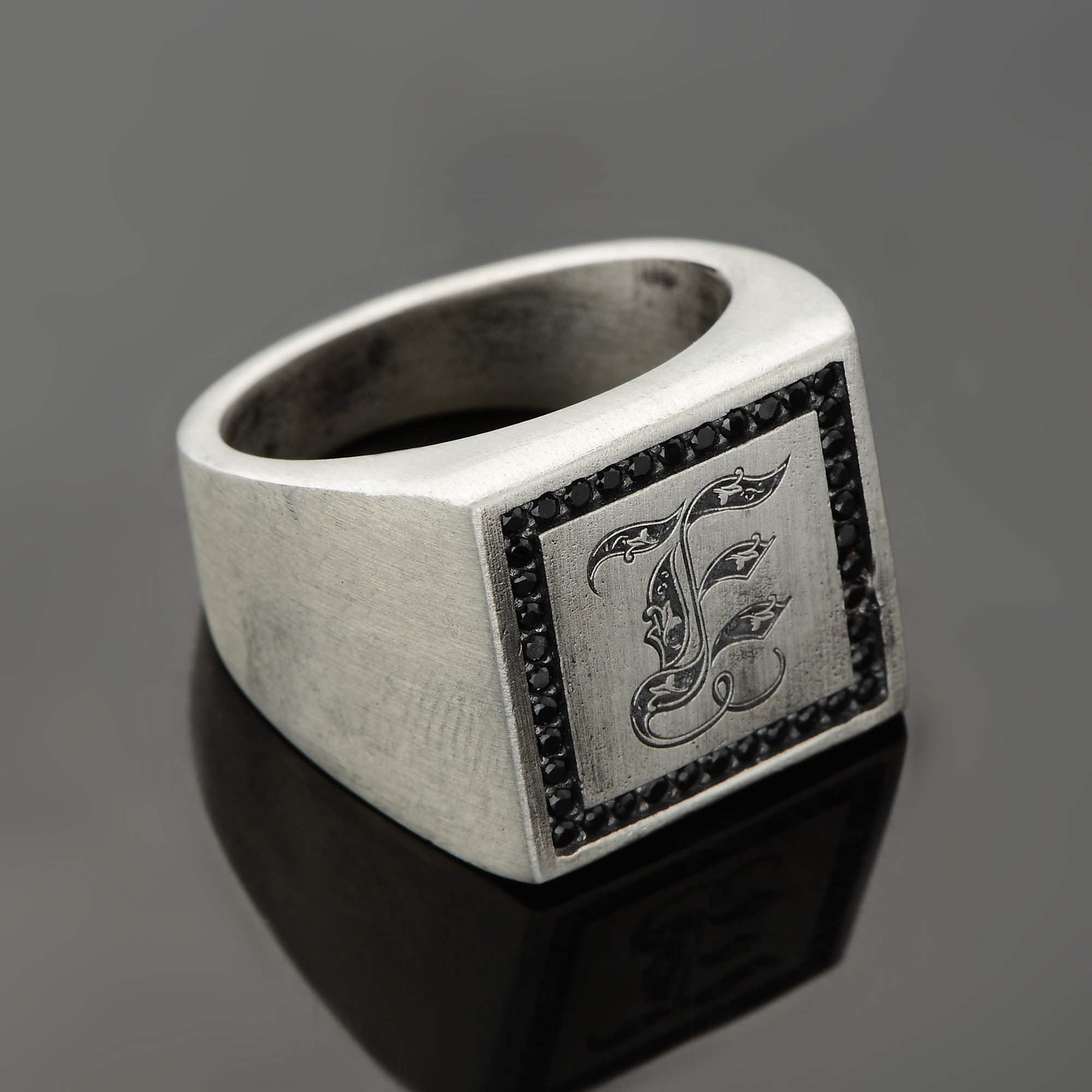 Personalized Square Ring