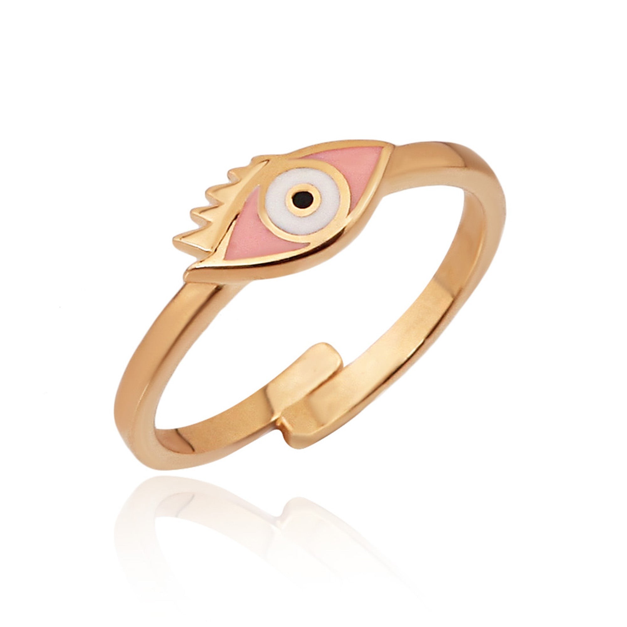 Enamel Eye Ring