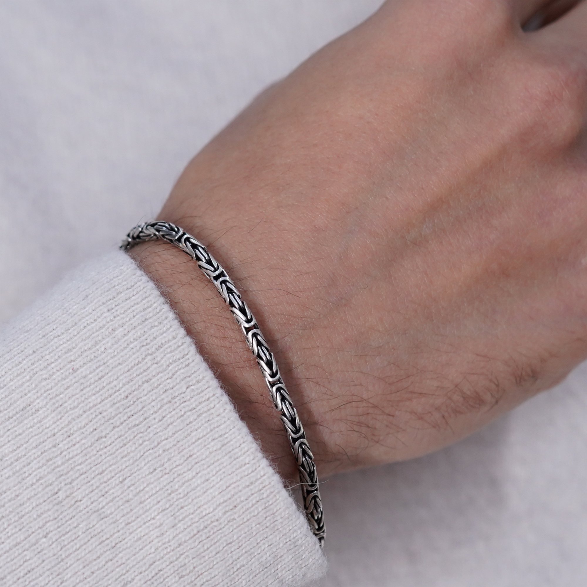 Sterling Silver King Bracelet