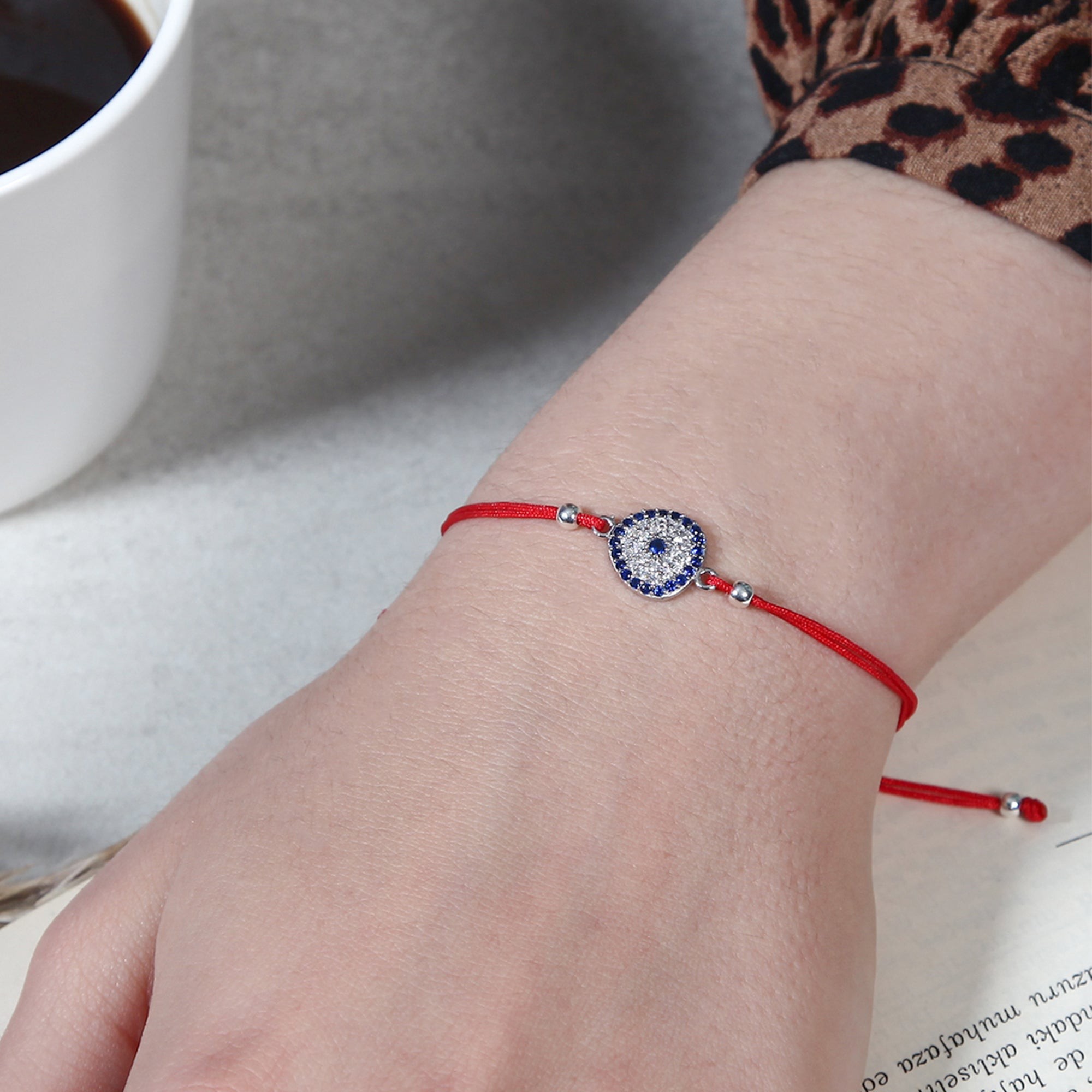 Evil Eye Bead Bracelet