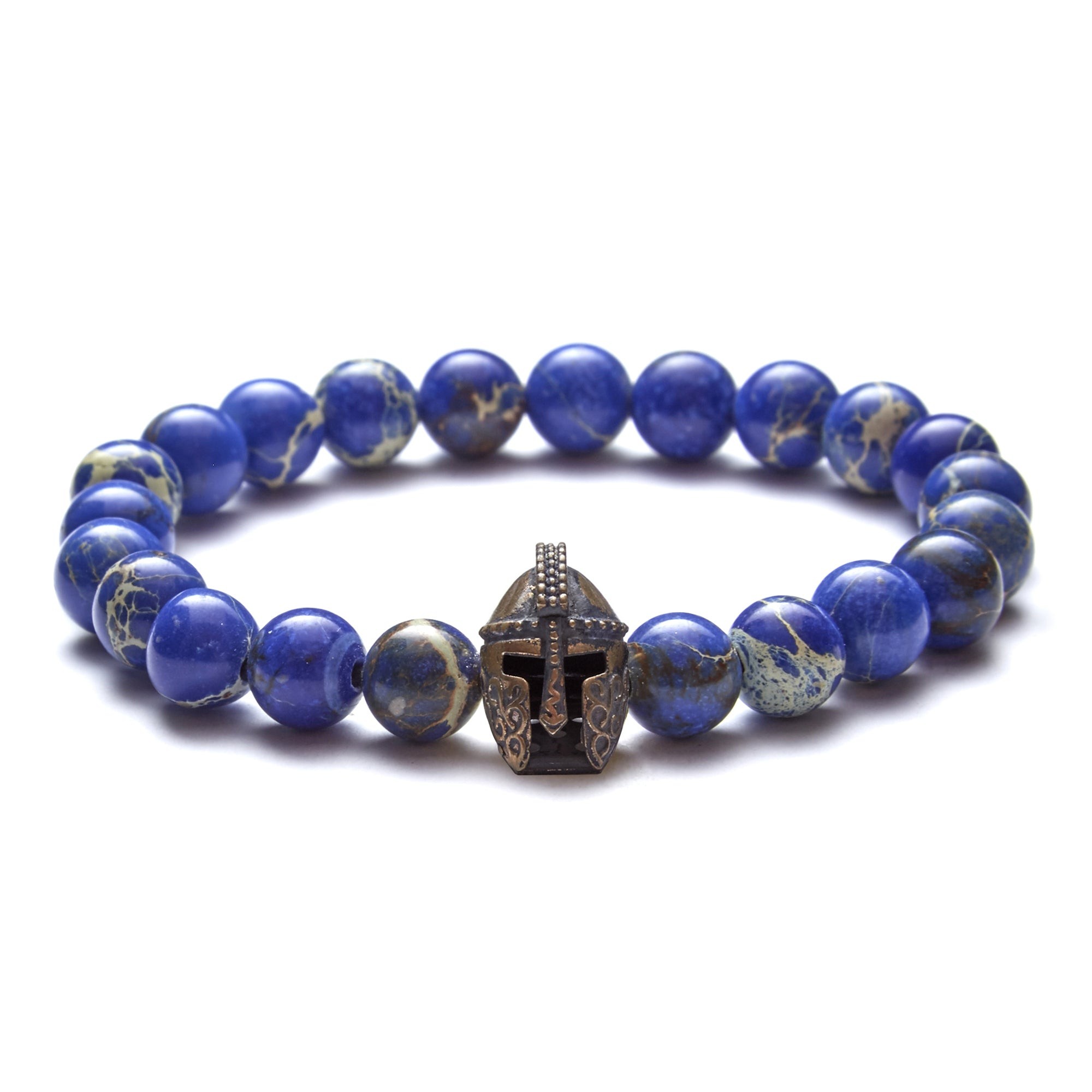 Gladiator Head Beaded Bracelet