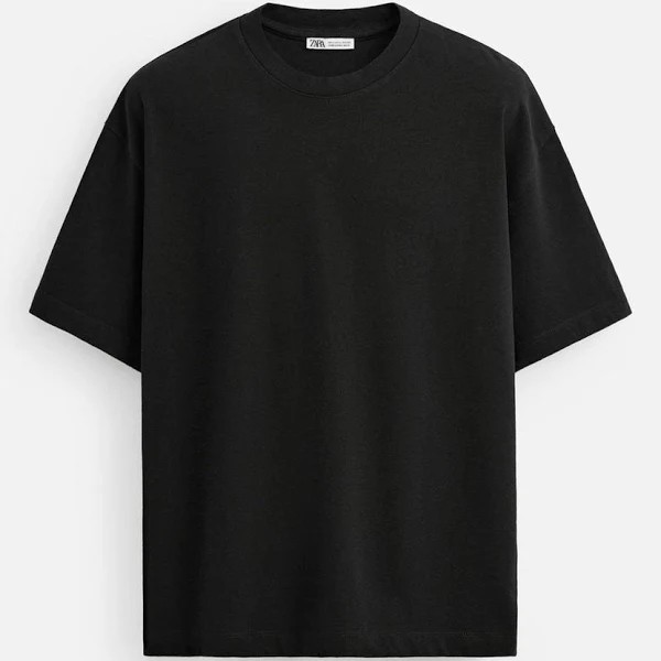 Basit Siyah Tshirt 