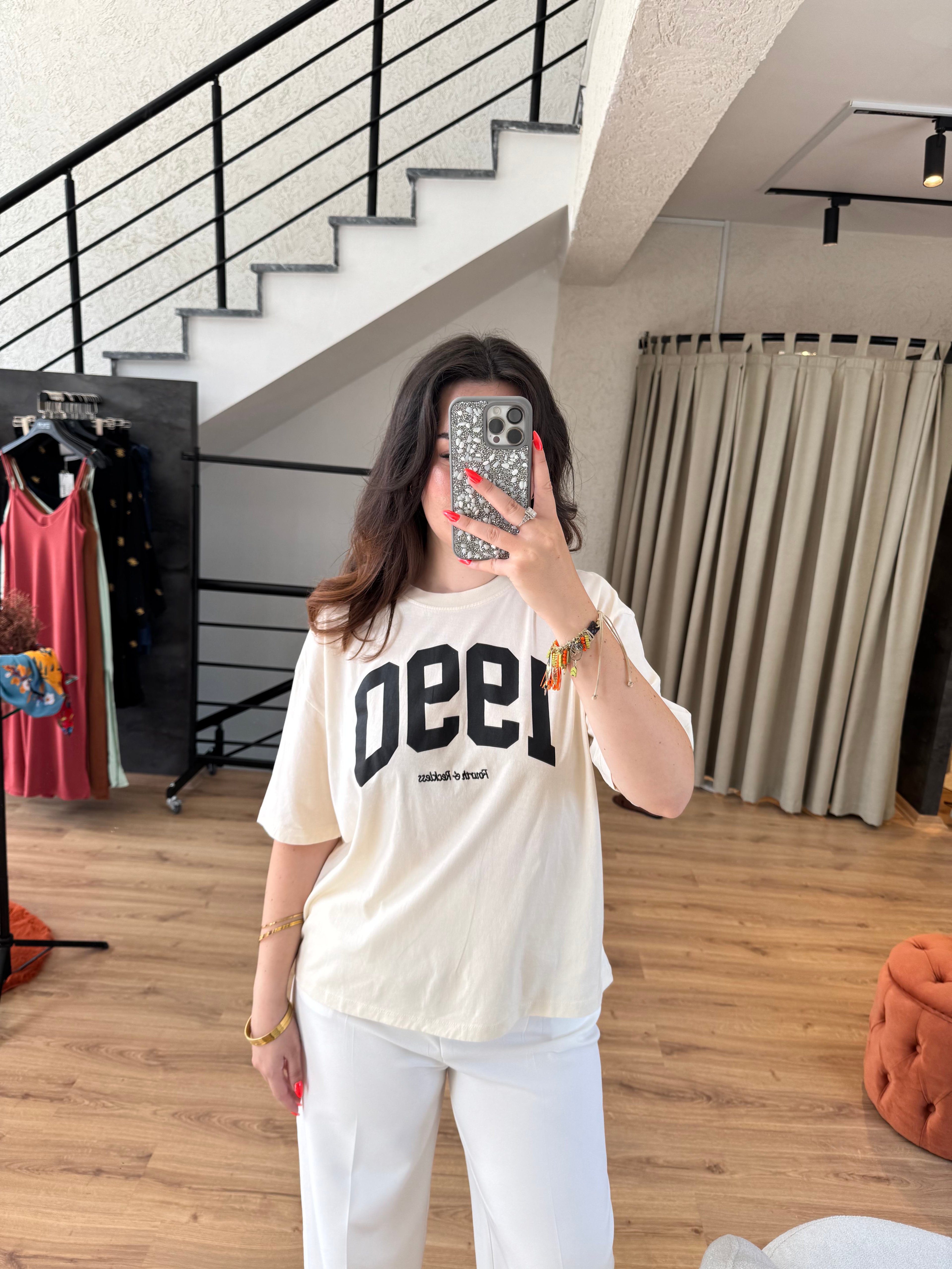1990 yazılı tshirt