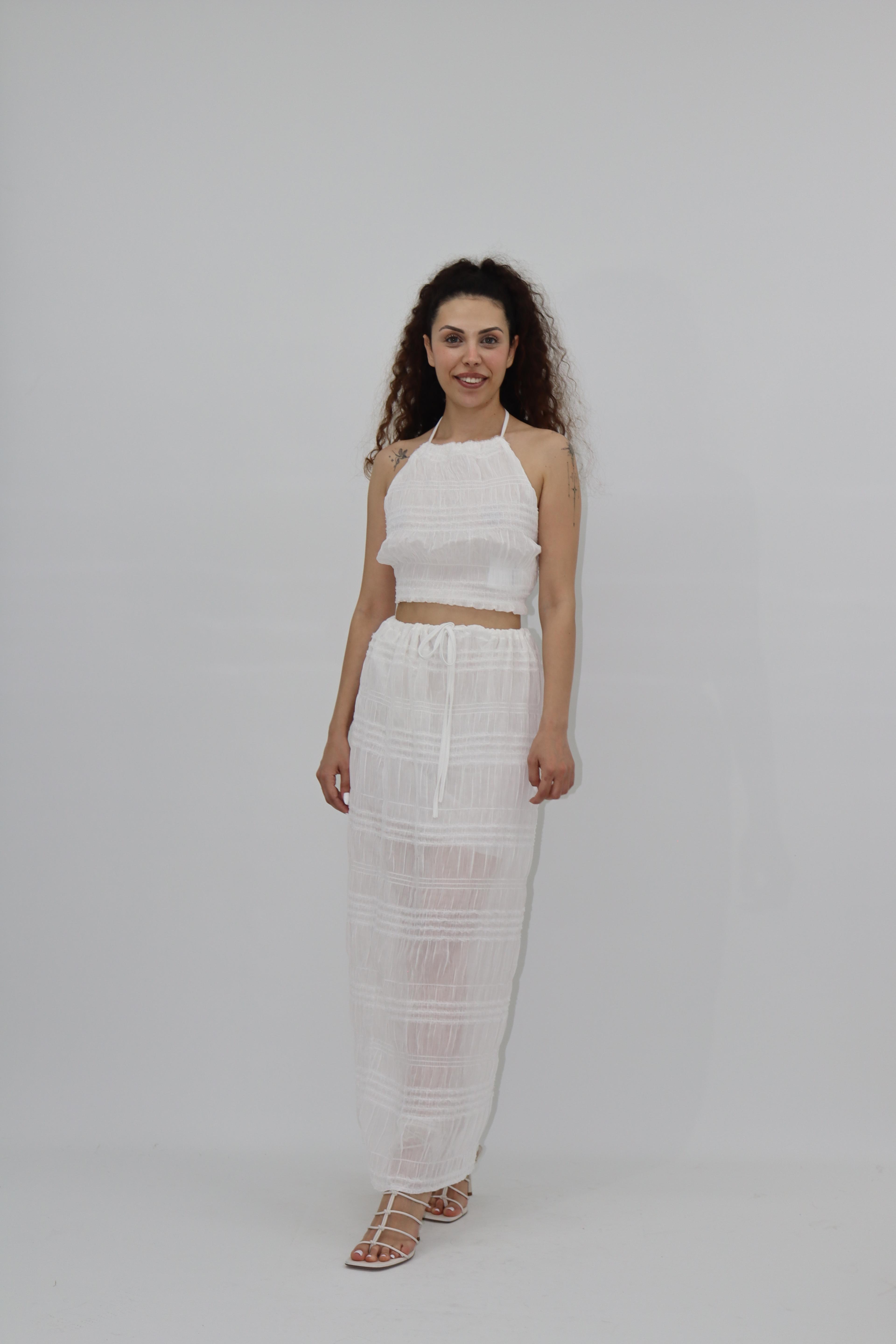Zara şifon etek