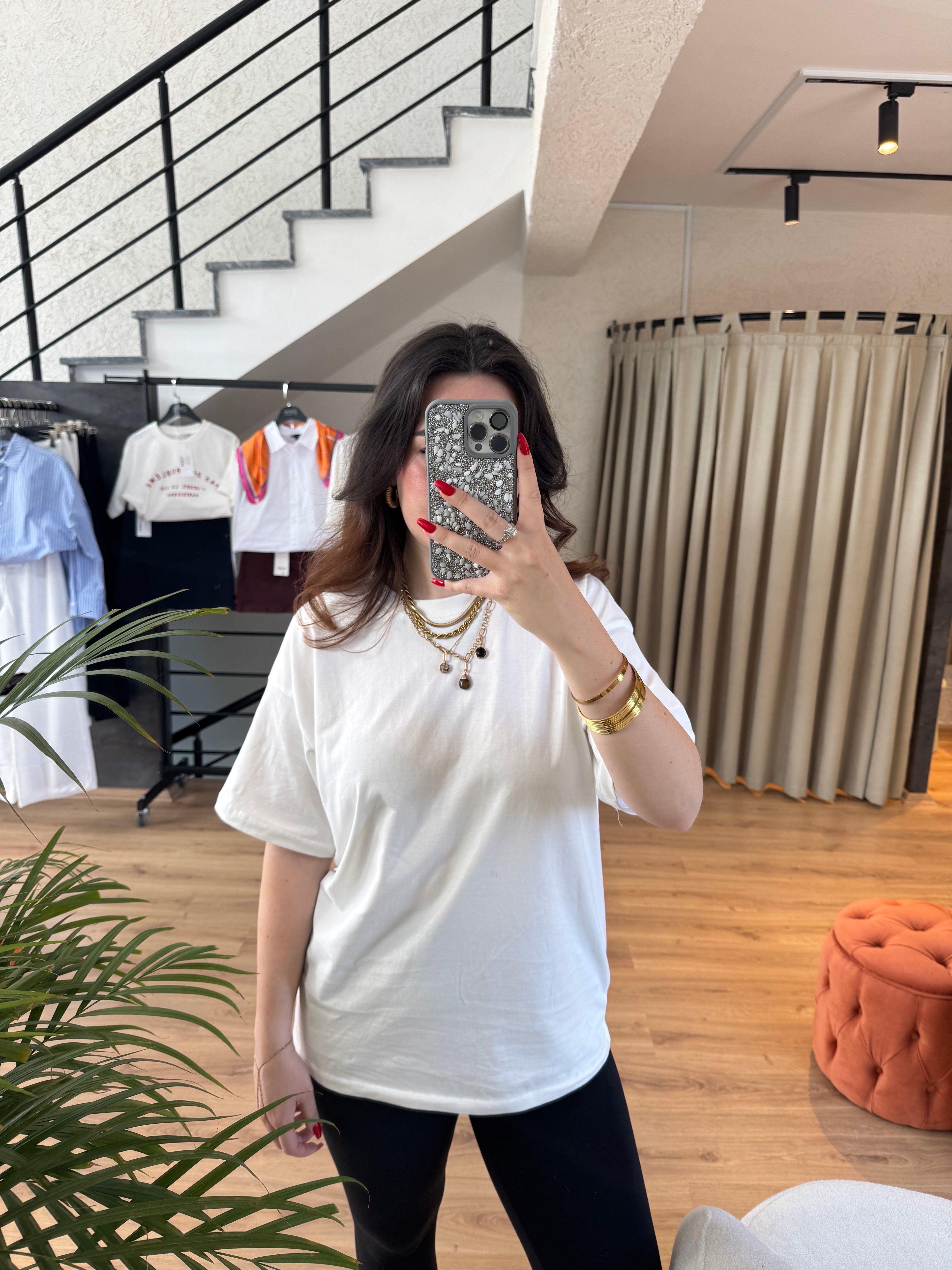 Zara oversize tshirt - Beyaz