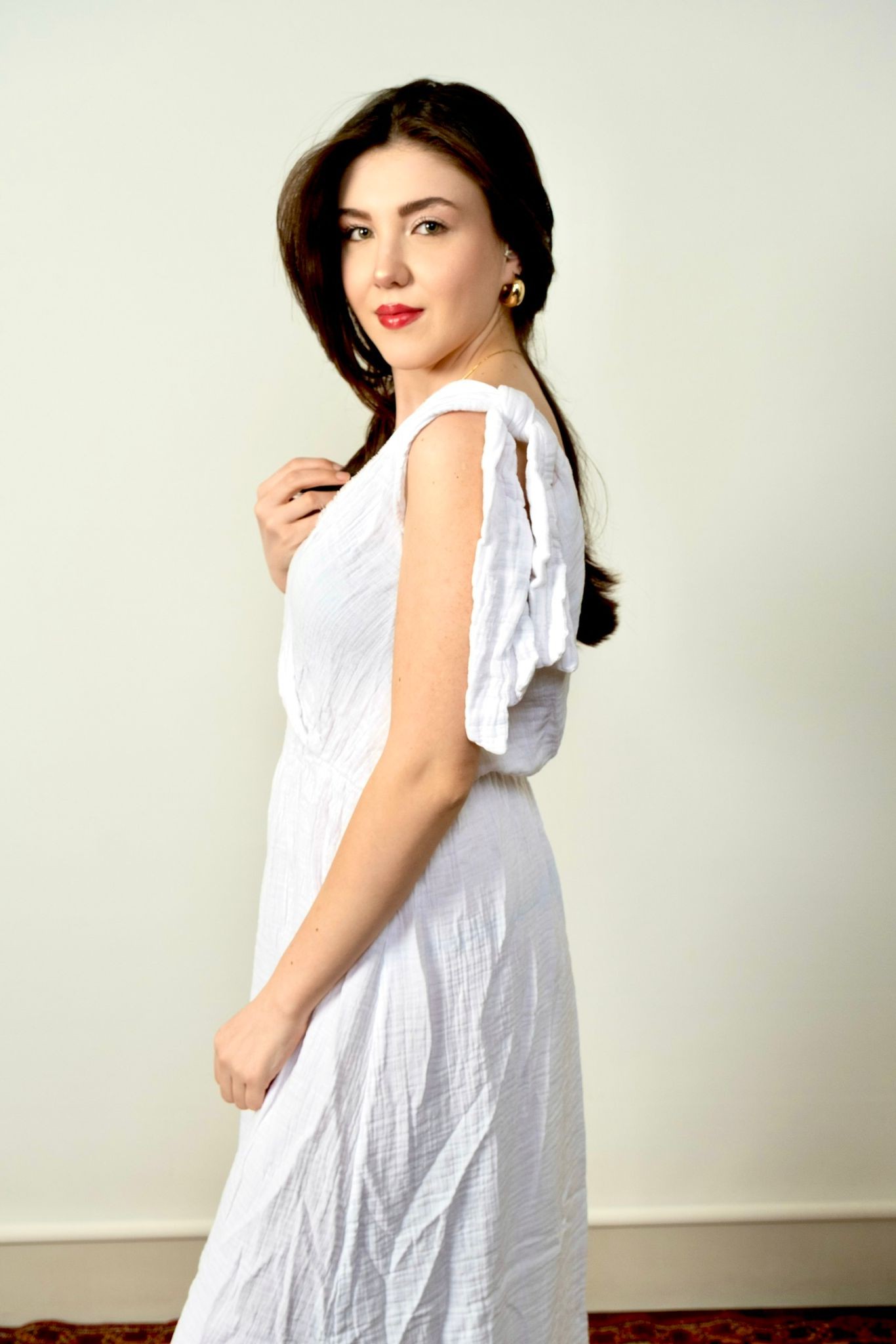 Keten Muslin Elbise