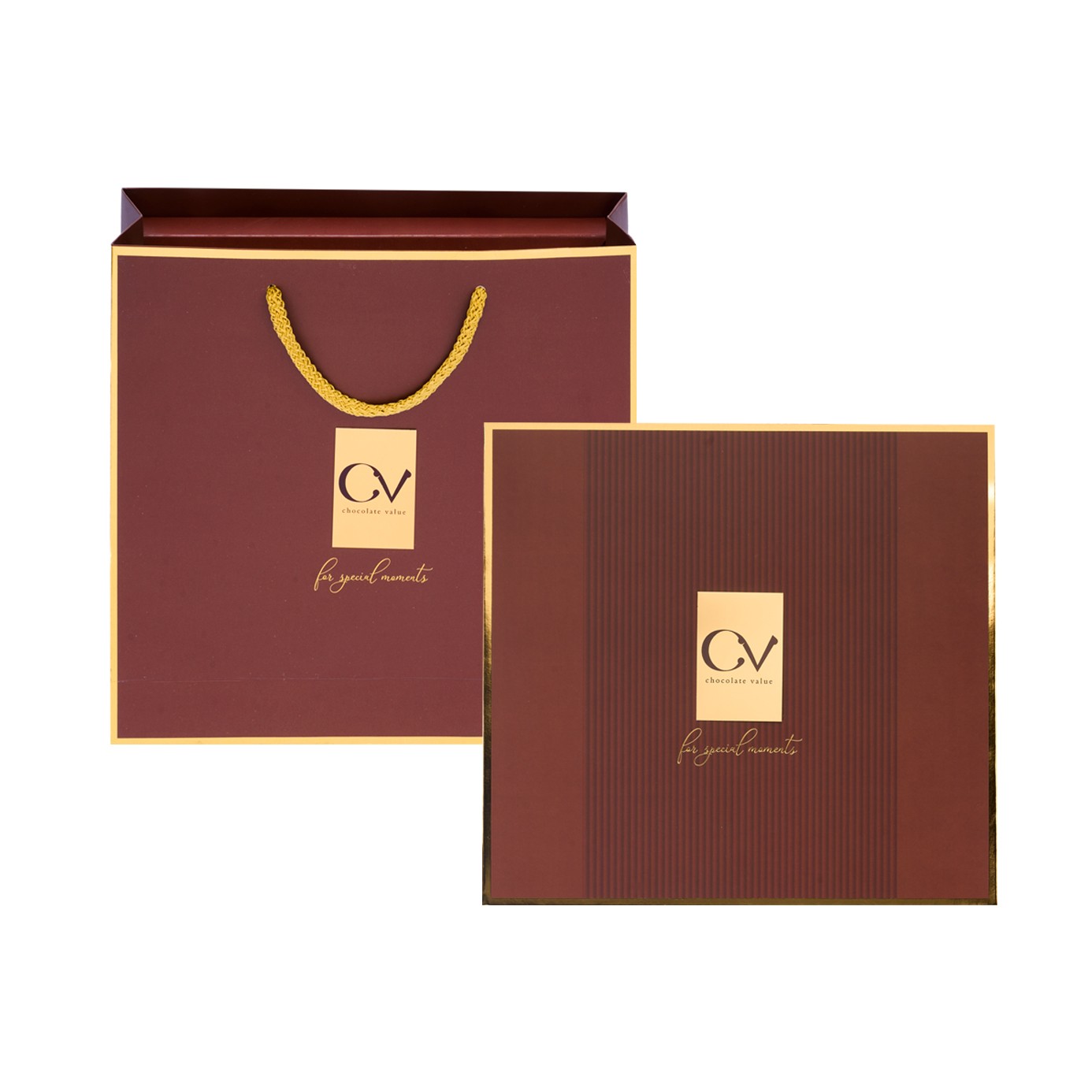 Luxury Selection Hediyelik Çikolata Kutusu / Kahverengi