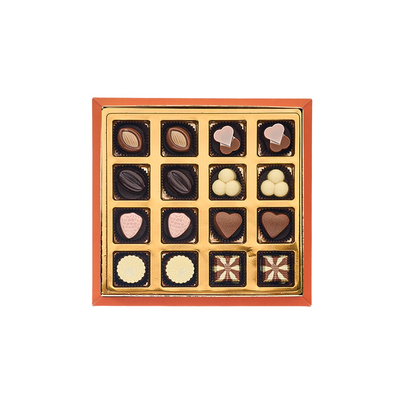 Luxury Selection Hediyelik Çikolata Kutusu / Turuncu
