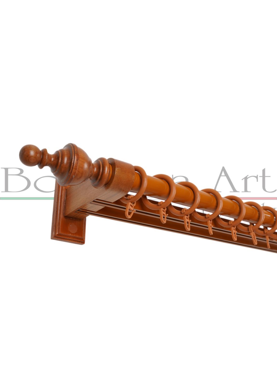 Meşe Boni Ahşap Çift Raylı Modern Rustik
