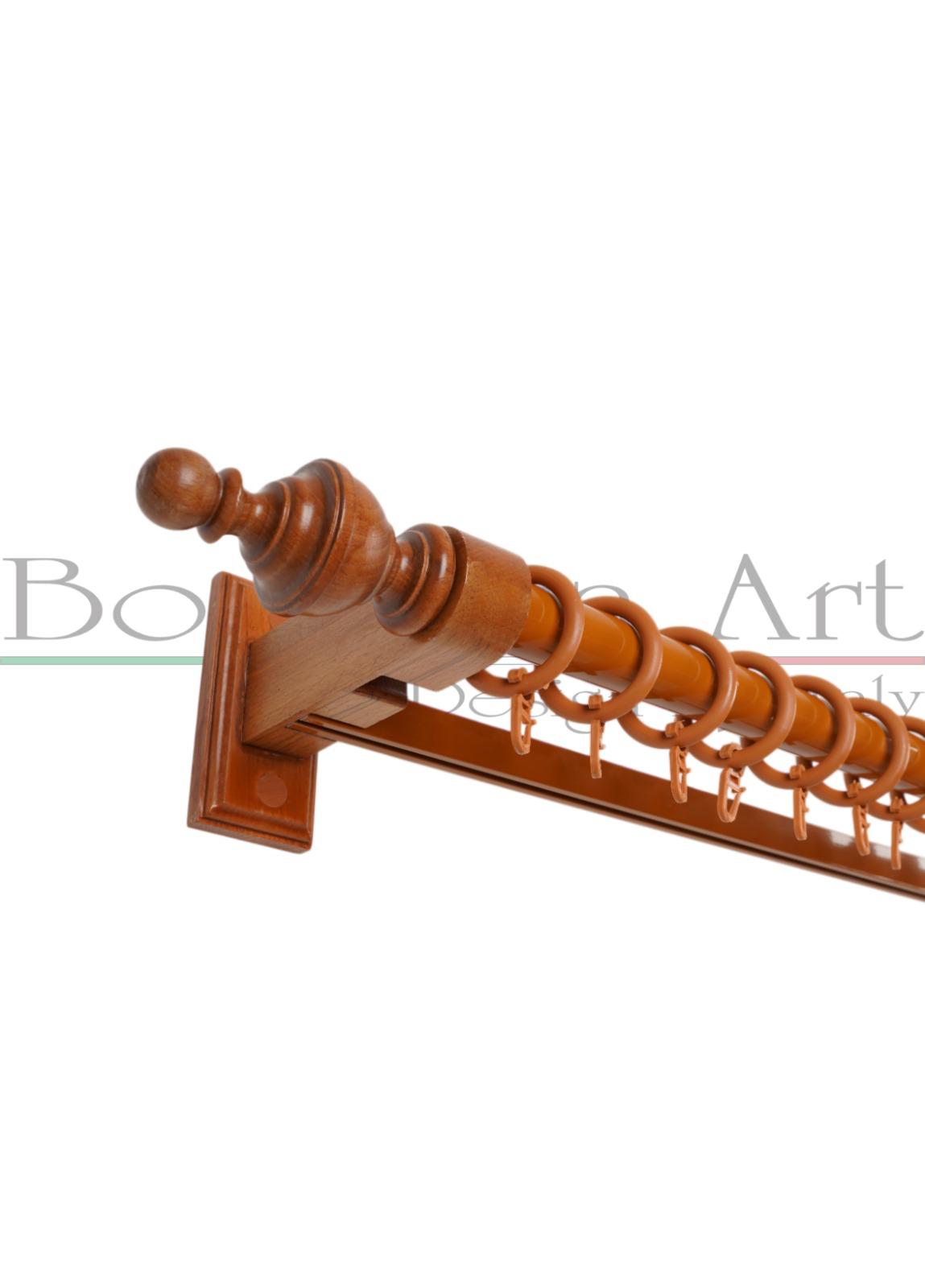 Meşe Boni Ahşap Tek Raylı Modern Rustik