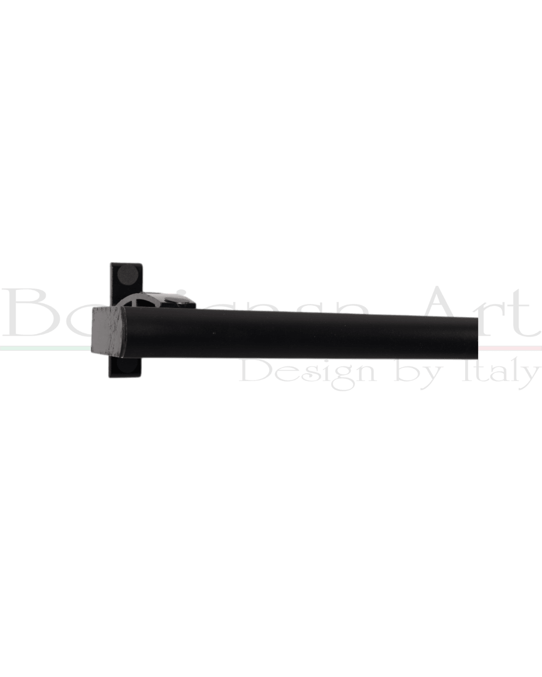 Siyah Napoli Metal Ayaklı 3 Kanallı Dekoratif Ray