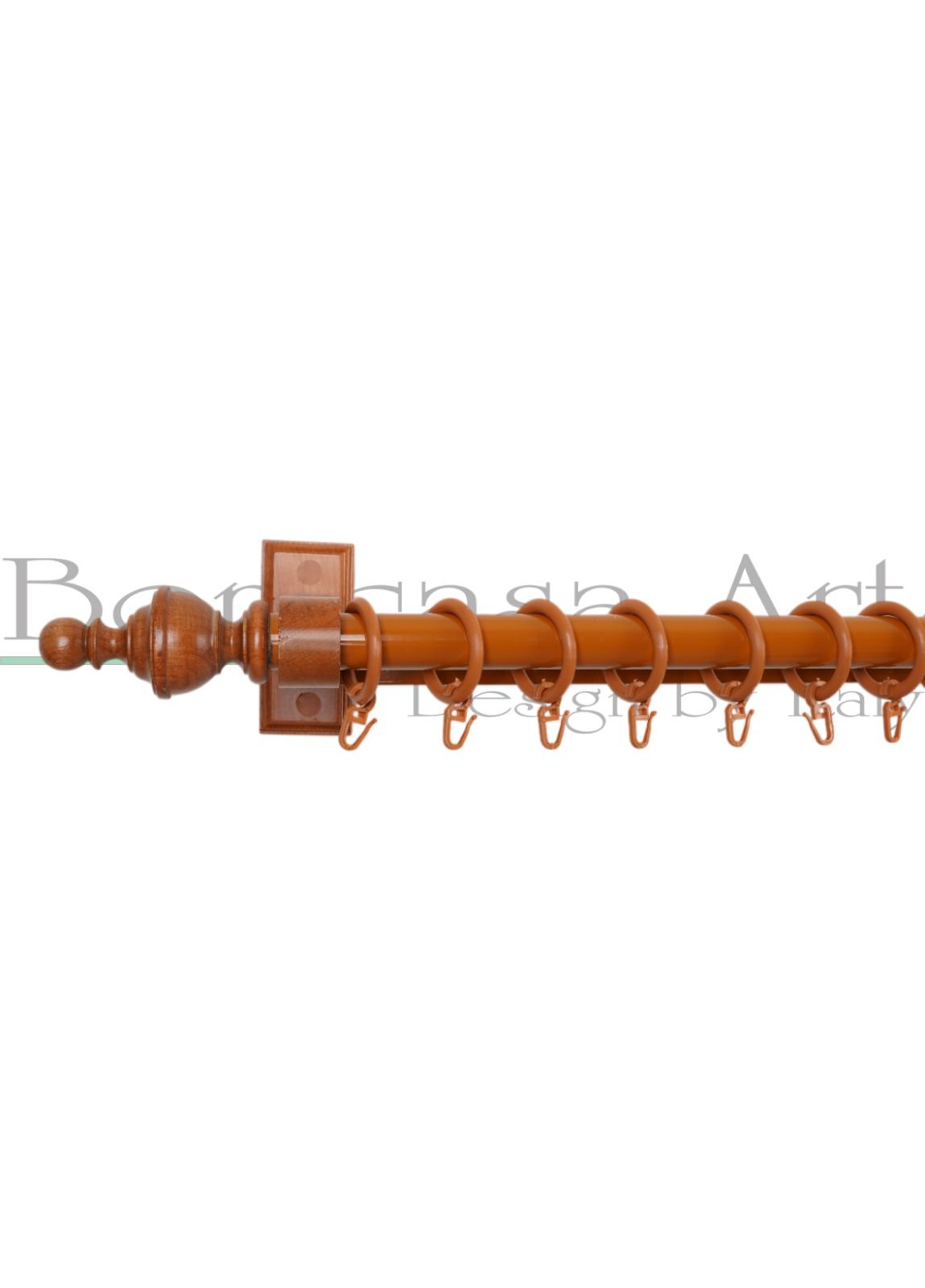 Meşe Boni Ahşap Çift Raylı Modern Rustik
