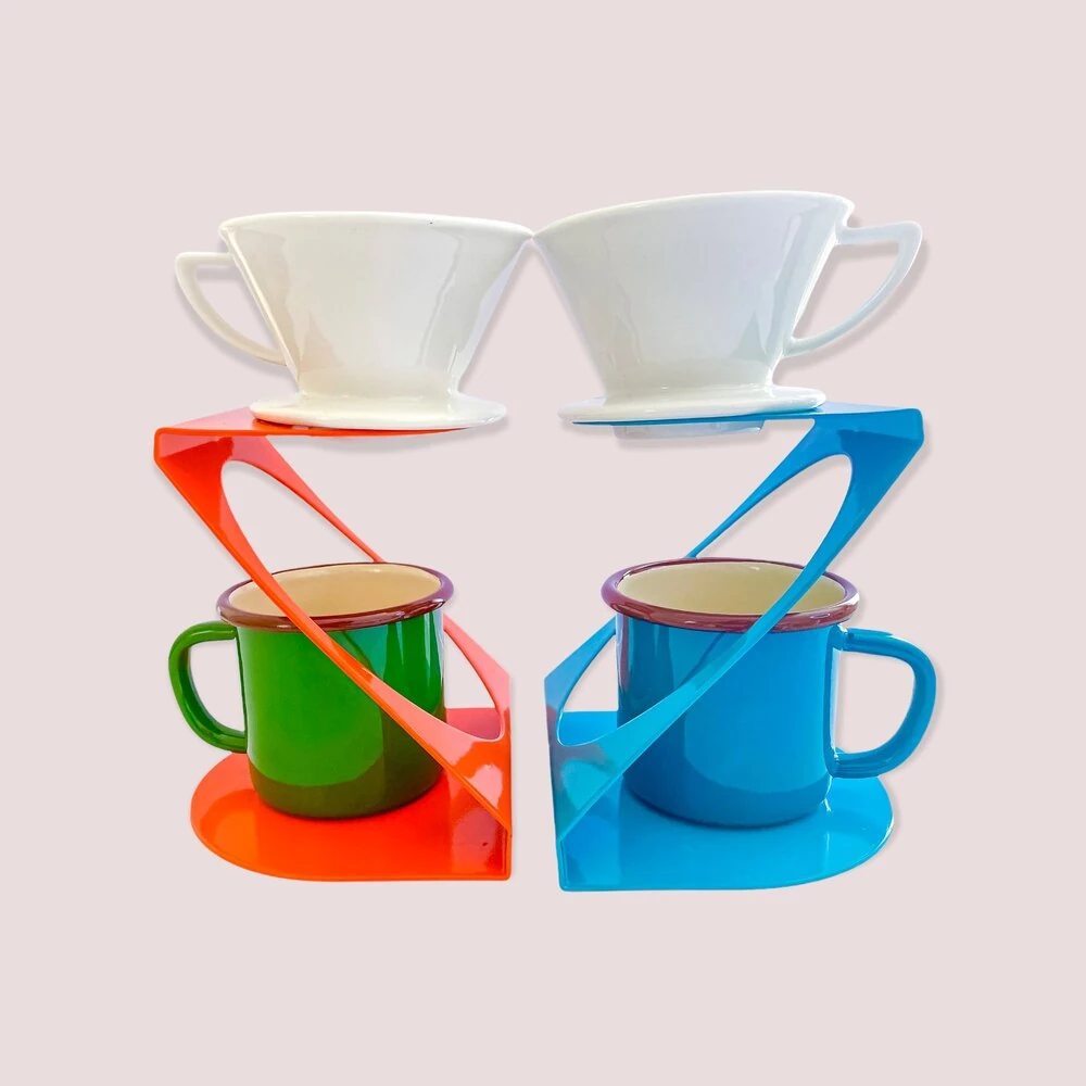 Turkuaz Z tipi Filtre Kahve Demleme Standı