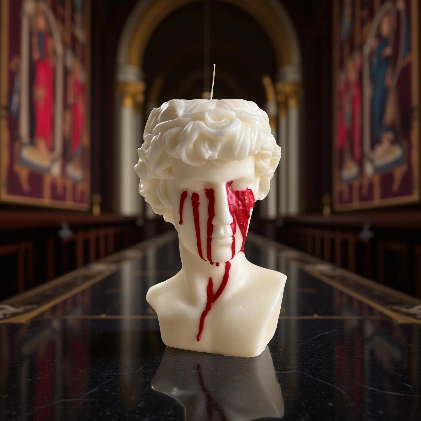 David Grande – Büyük Boy Sanatsal Büst Mum