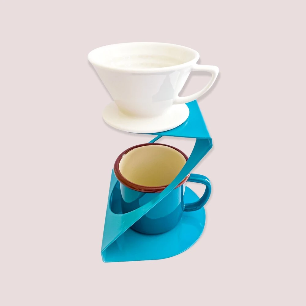 Turkuaz Z tipi Filtre Kahve Demleme Standı