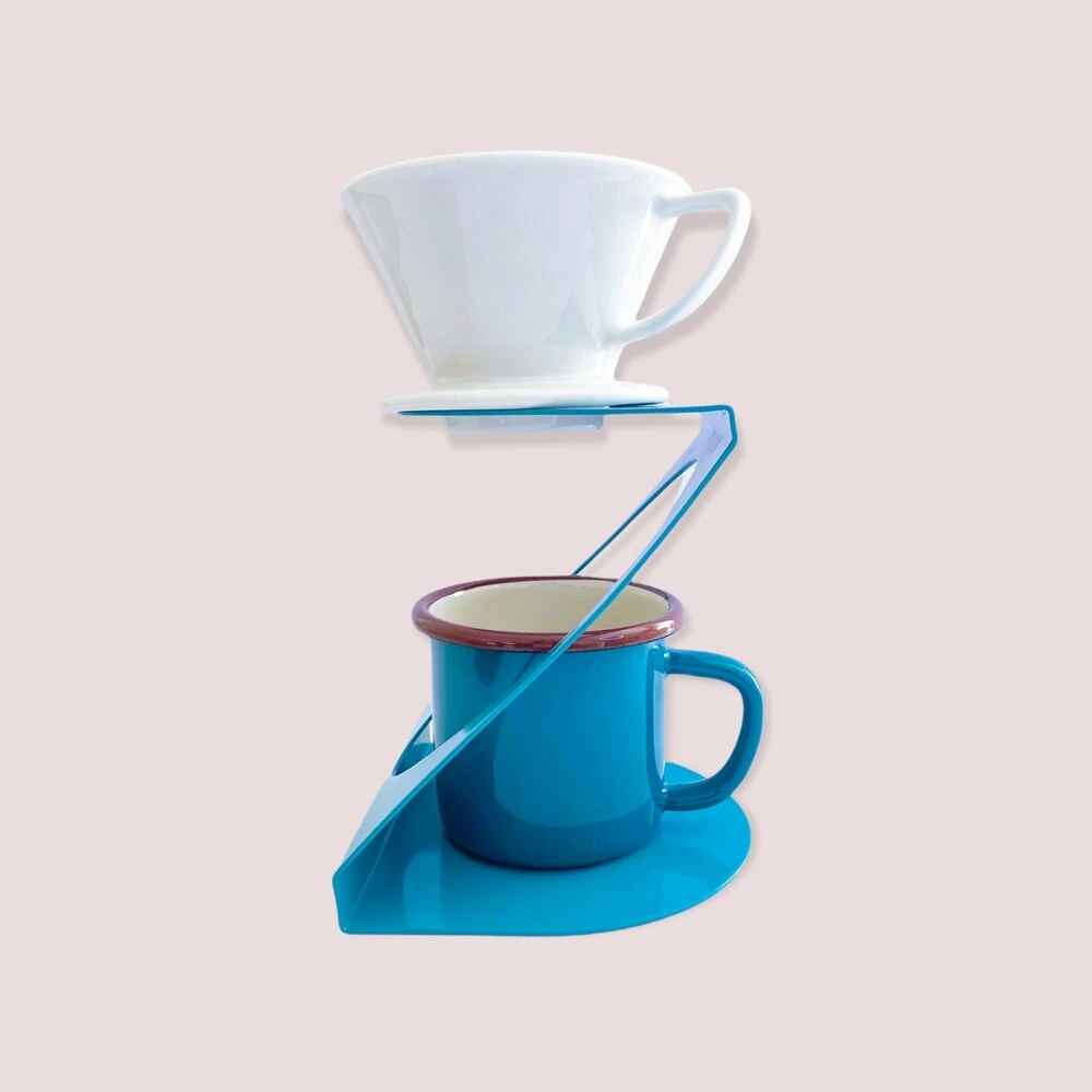 Turkuaz Z tipi Filtre Kahve Demleme Standı