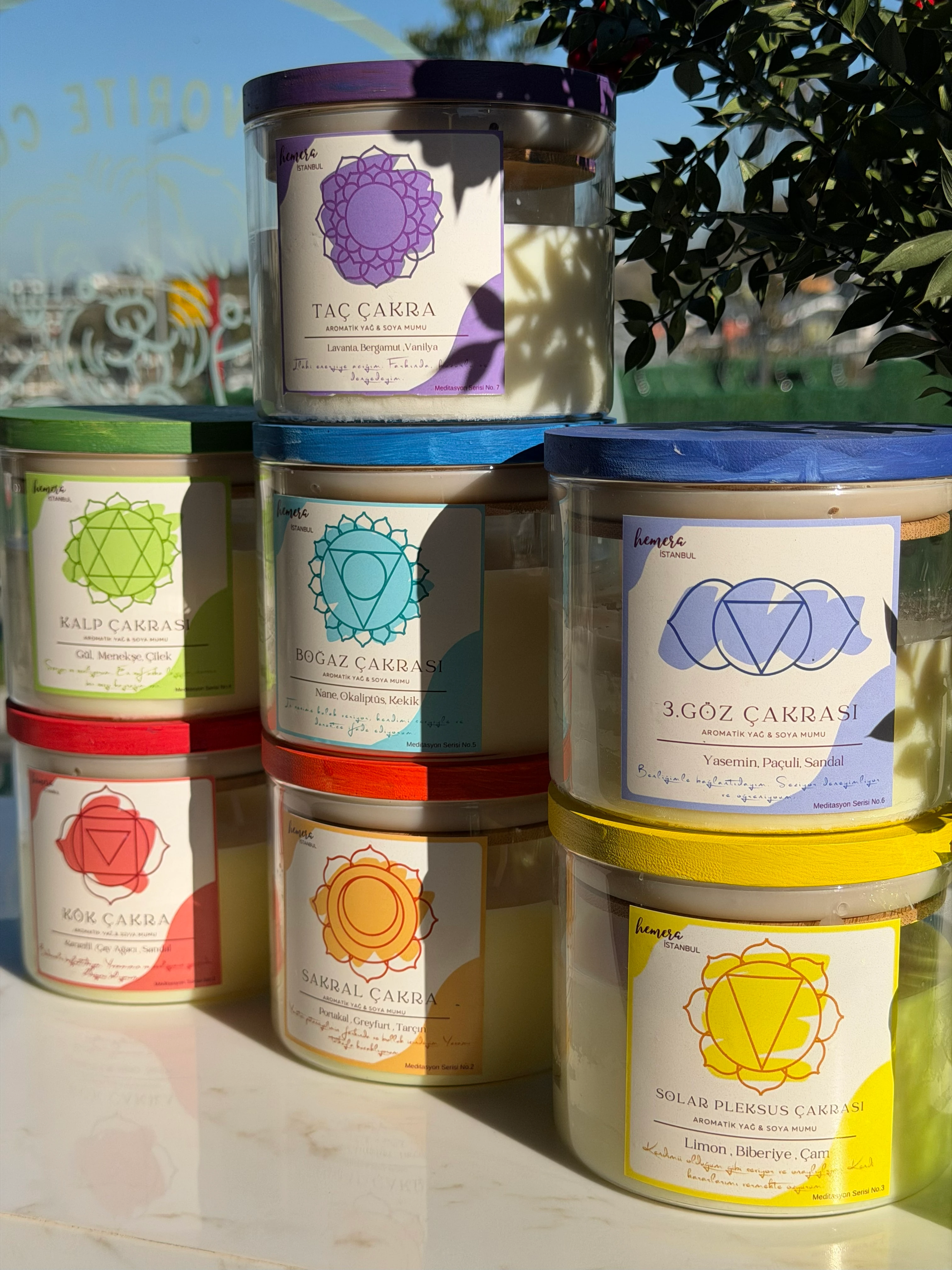 Çakra Dengeleme | Meditasyon | Aromaterapi Serisi 7'li Set