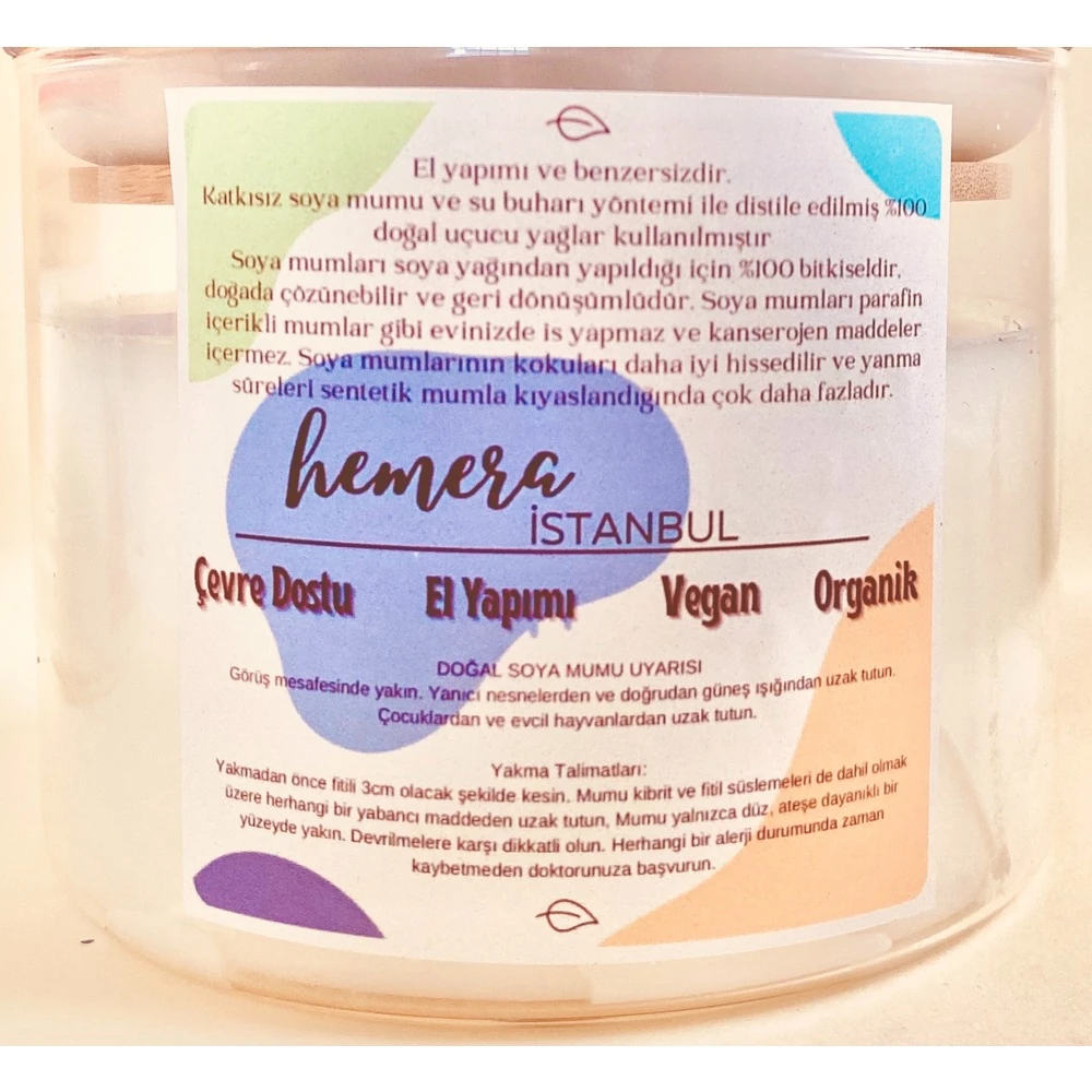 Üçüncü Göz Çakrası Aromaterapi Soya Mumu | Yasemin, Paçuli, Sandal