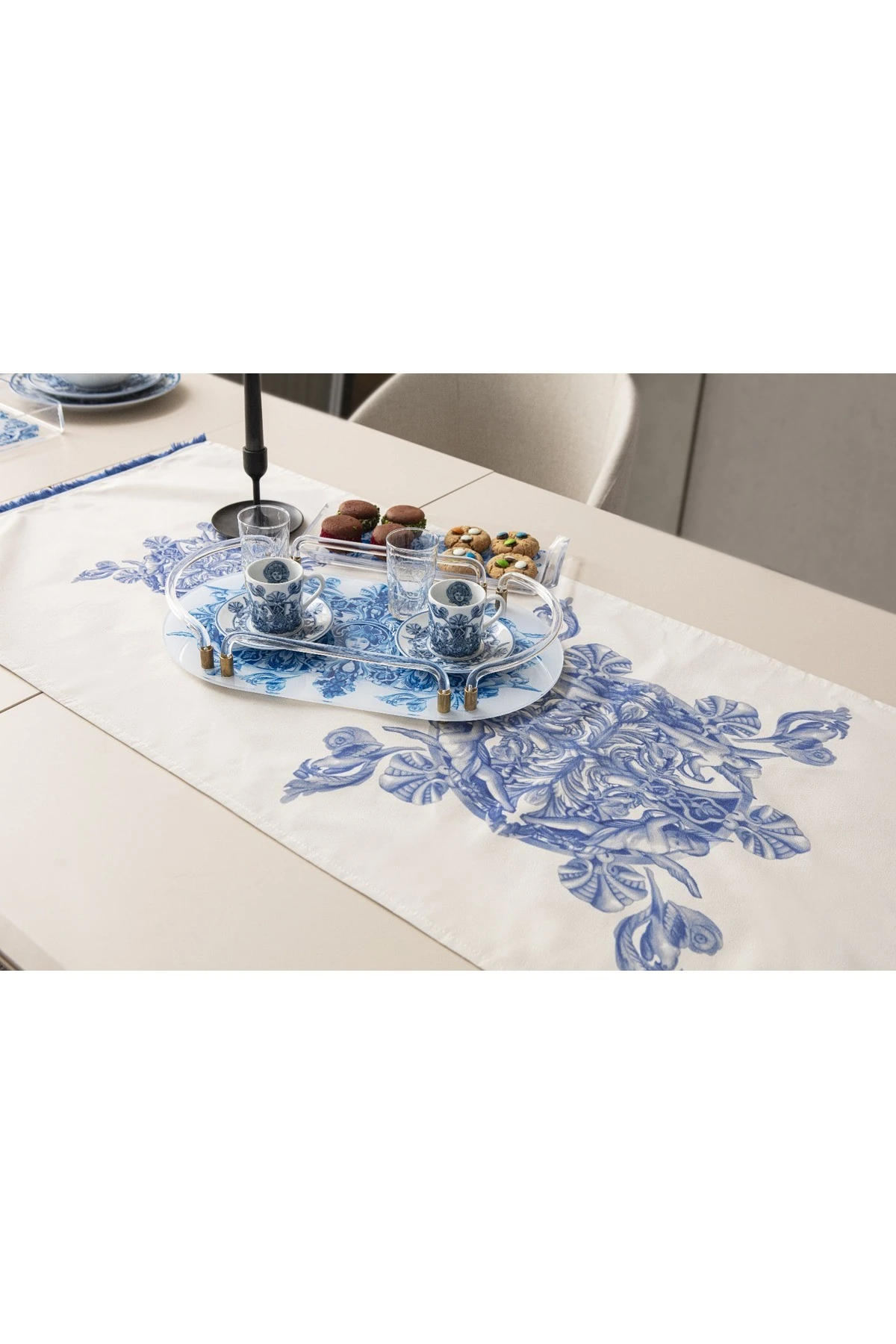 Mof Collection Mavi Düşler Serisi Runner