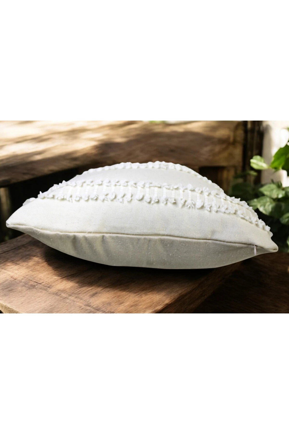 Mof Home Collection Merdiven Desen Gizli Dikişli Kırlent Kılıfı