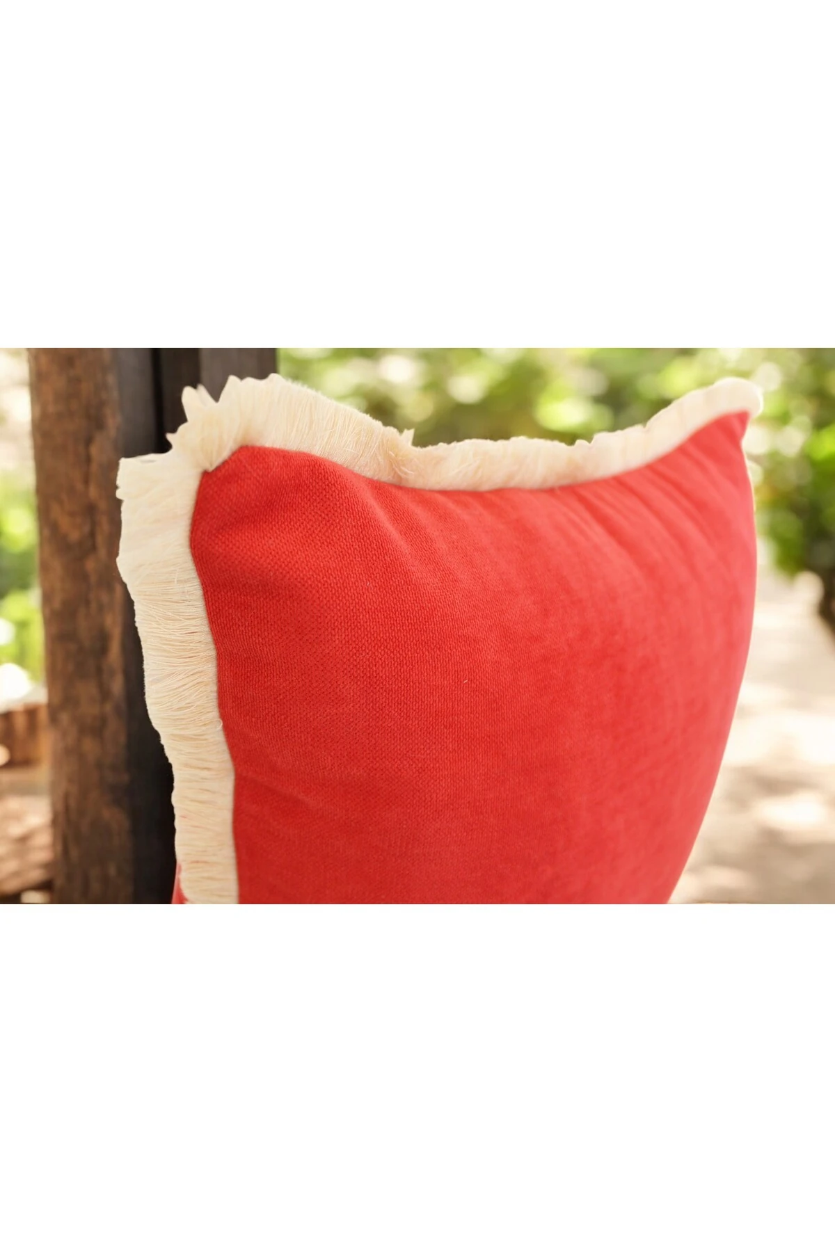 Mof Home Collection Saçaklı Kırlent Kılıfı