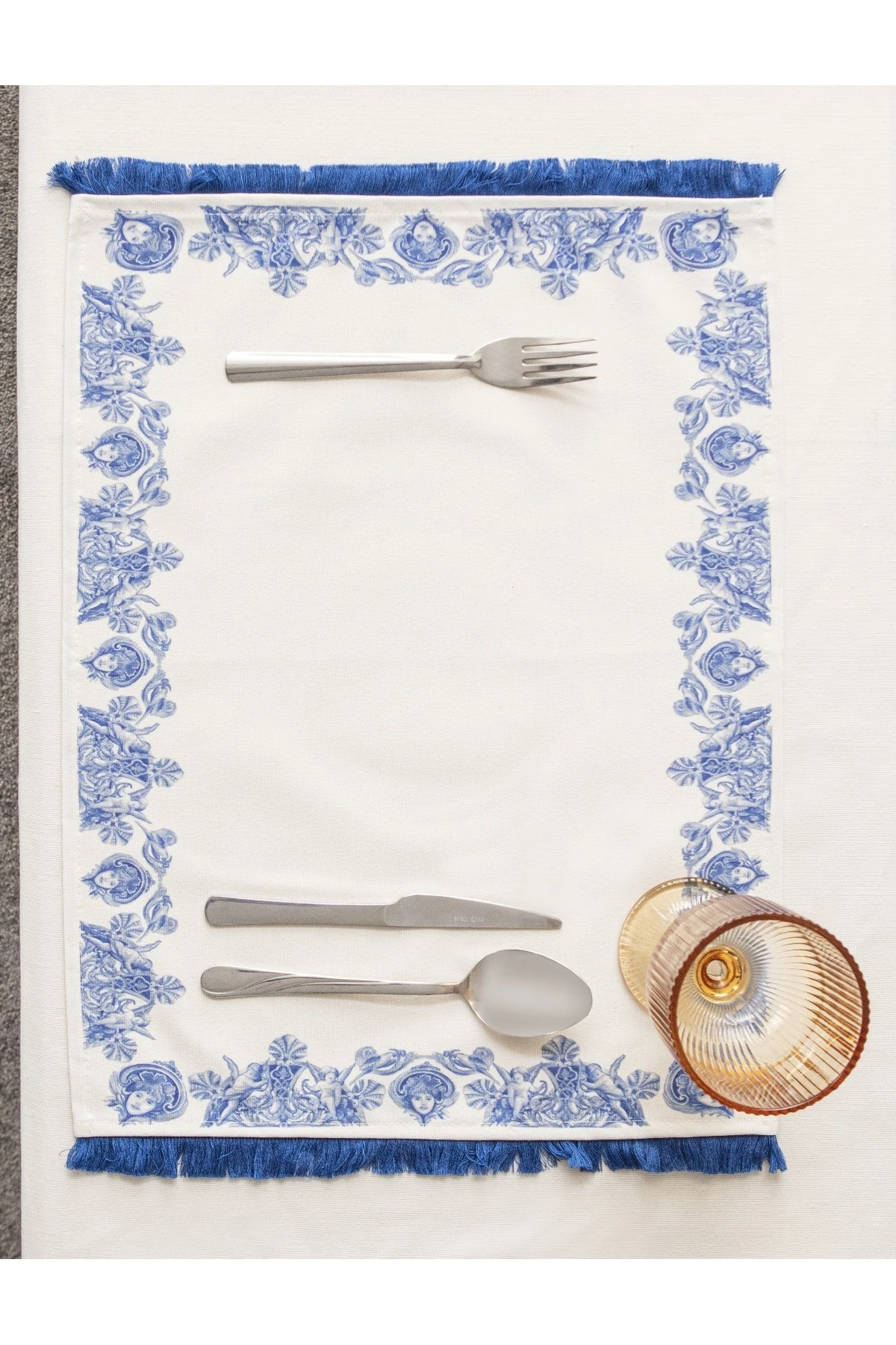 Mof Collection Mavi Düşler Serisi 6Lı Amerikan Servis