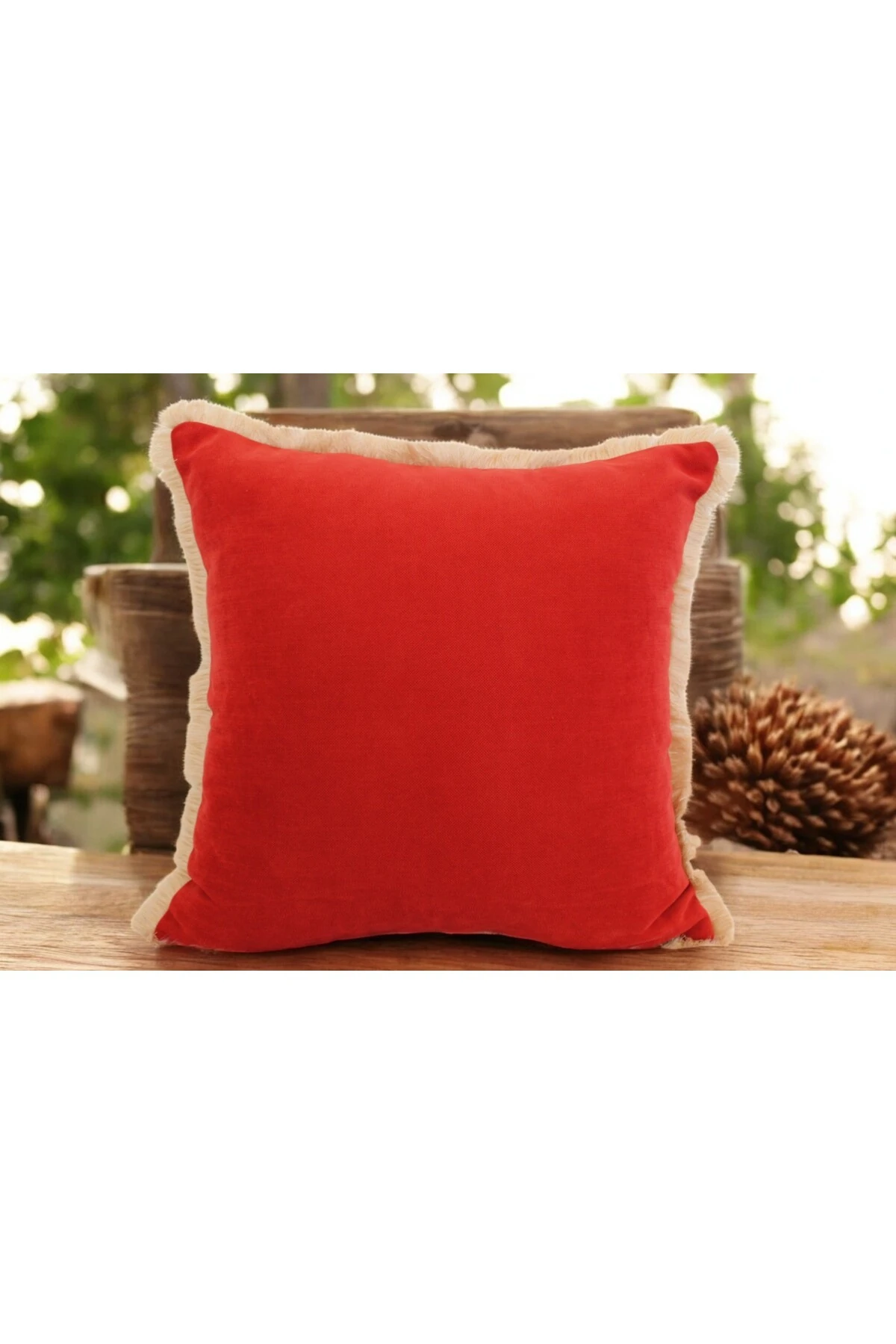 Mof Home Collection Saçaklı Kırlent Kılıfı