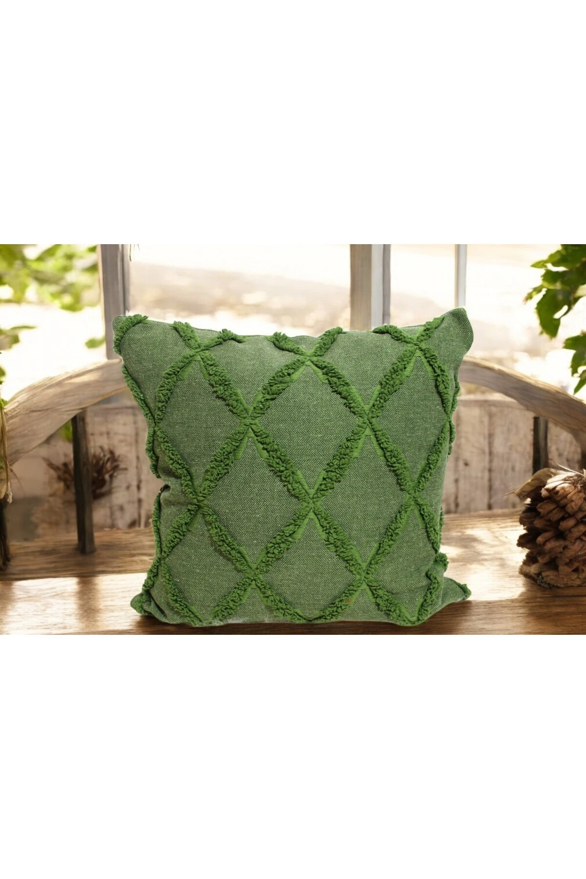 Mof Home Collection Baklava Desen Kırlent Kılıfı