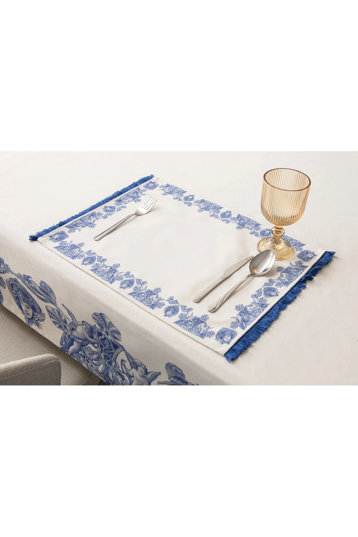 Mof Collection Mavi Düşler Serisi 6Lı Amerikan Servis