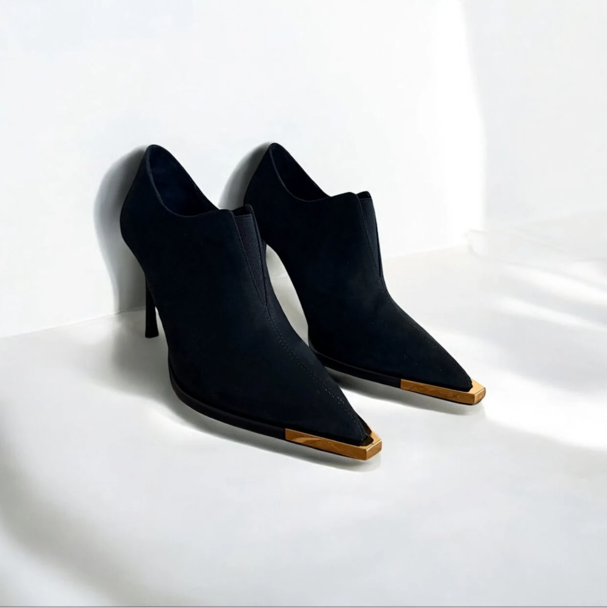 TOSCANO Gold Detaylı Süet Bot