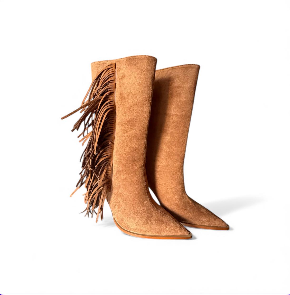 Statice Püsküllü Kadın Çizme