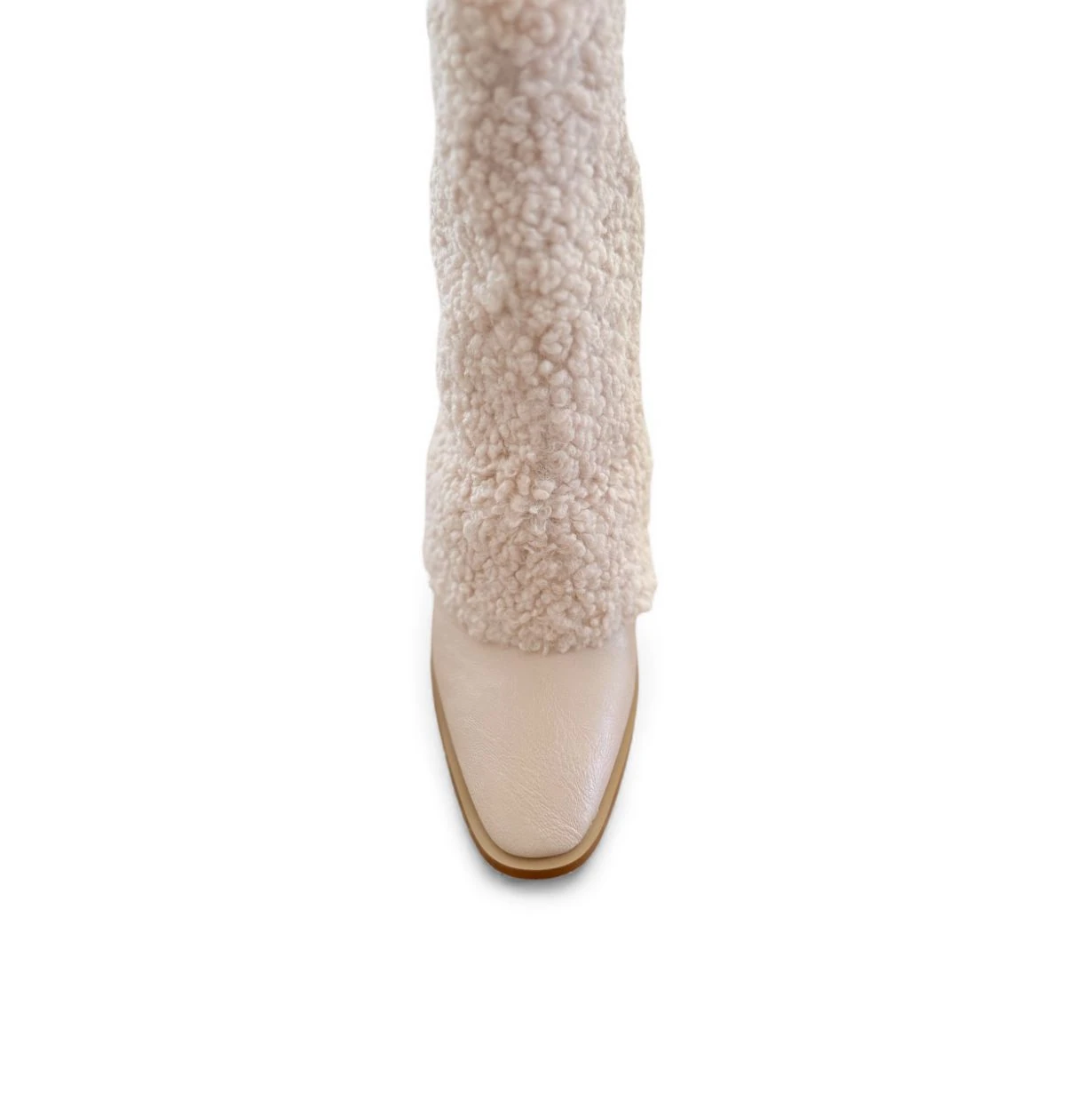 Teak Bej Kürklü Kadın Bot
