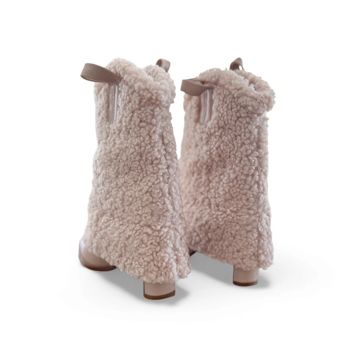 Teak Bej Kürklü Kadın Bot
