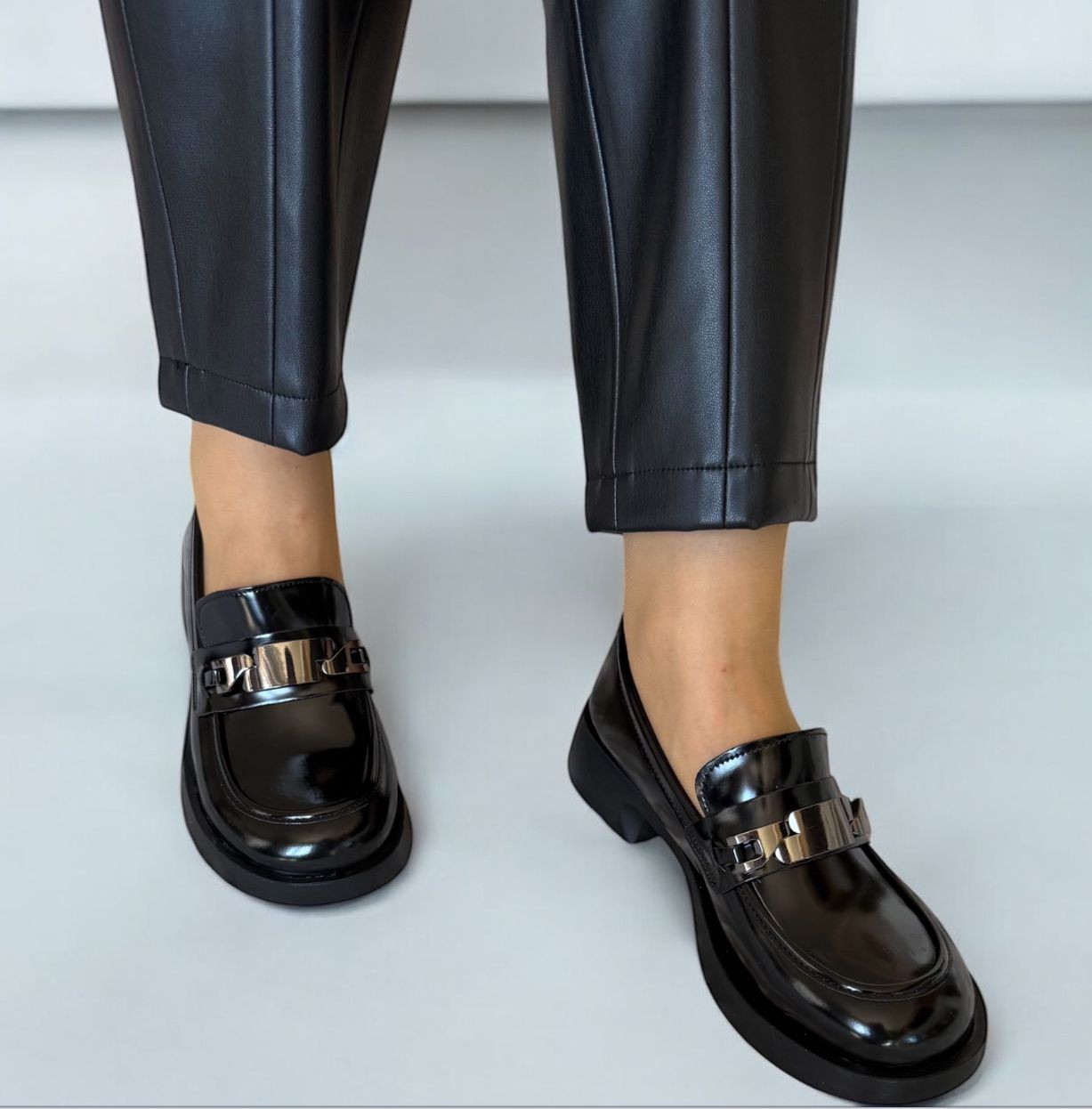 ALDER SİYAH KADIN LOAFER AYAKKABI