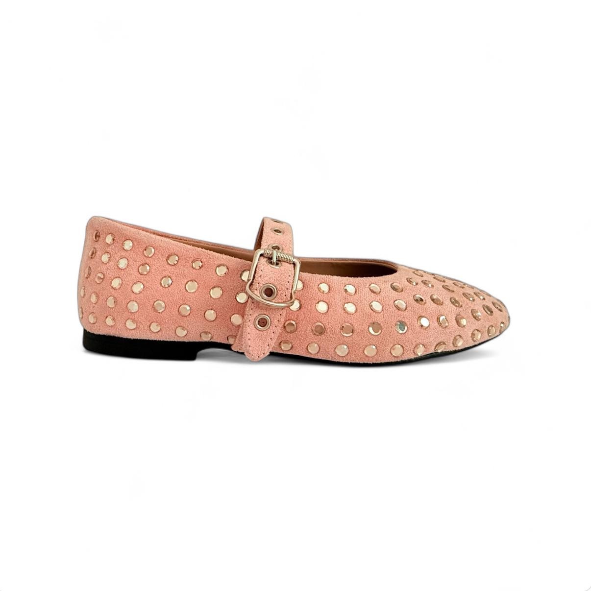 THYME PEMBE ZIMBALI KADIN BABET