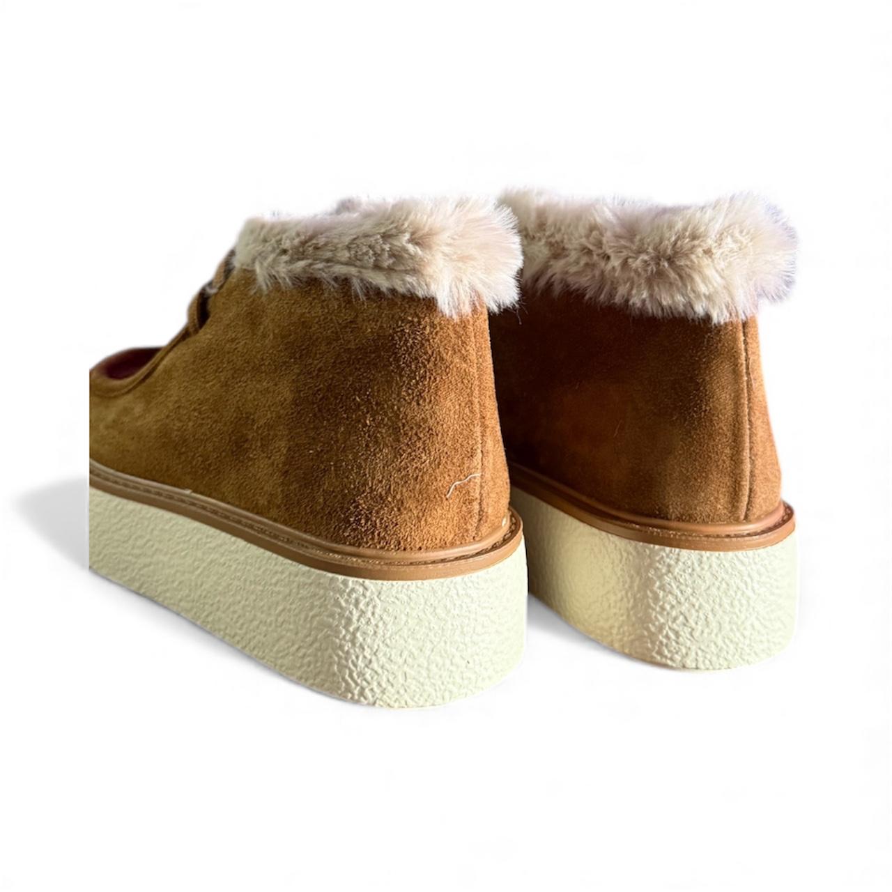 CLAVEL KADIN TABA RENGİ SÜET BOT