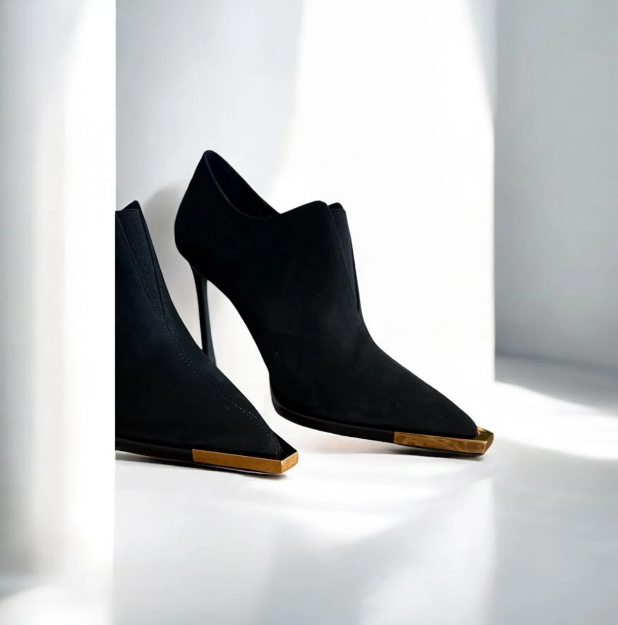 TOSCANO Gold Detaylı Süet Bot