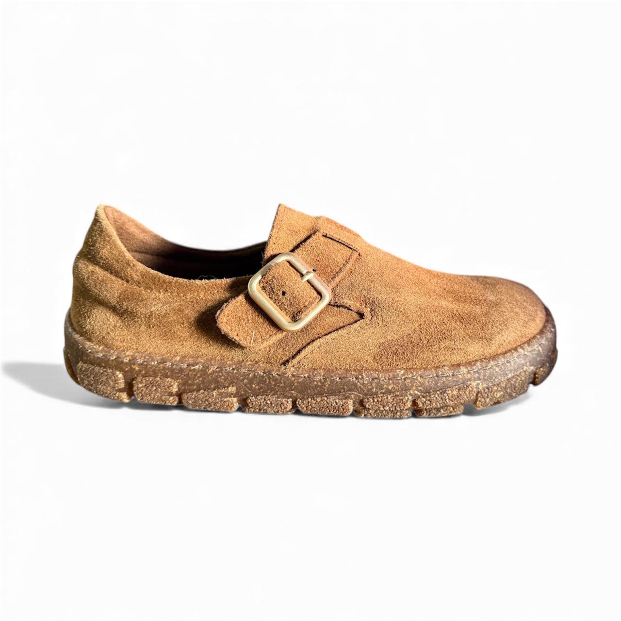 PANSY TABA RENGİ SÜET KADIN LOAFER - taba